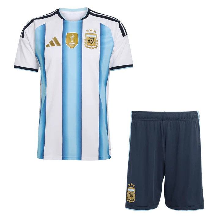 KITS ENFANT/ JUNIOR ARGENTINE DOMICILE COUPE DU MONDE 2026 - Image 2