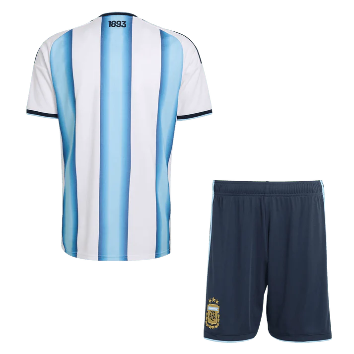 KITS ENFANT/ JUNIOR ARGENTINE DOMICILE COUPE DU MONDE 2026 - Image 3