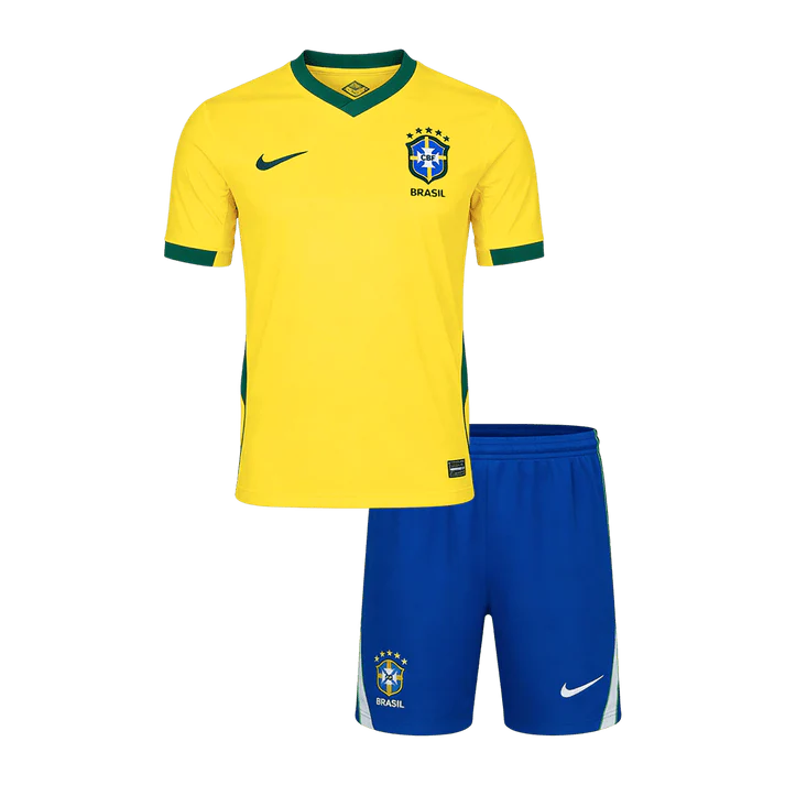 KITS ENFANT/ JUNIOR BRESIL DOMICILE COUPE DU MONDE 2026 - Image 2