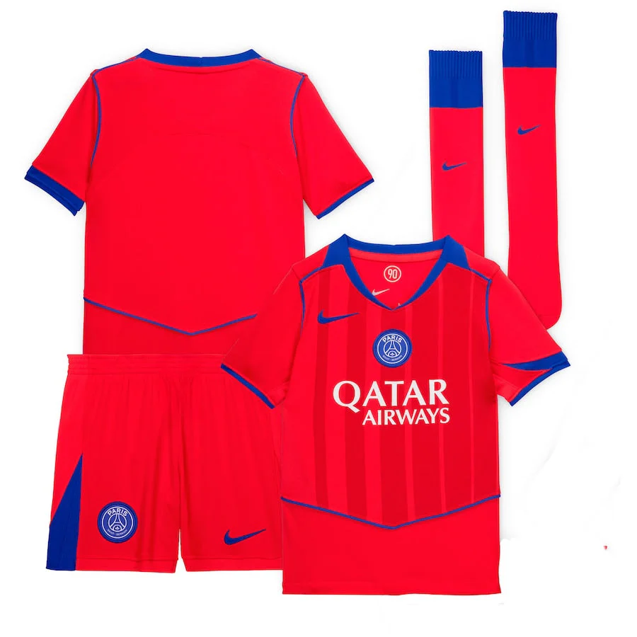 Kit Enfant PSG Rouge Third 2025 2026 - Image 3