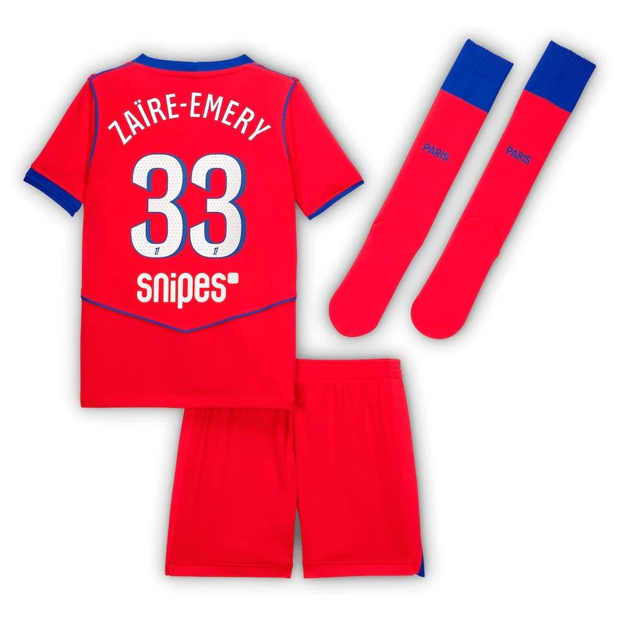 Kit Enfant PSG Rouge Third 2025 2026 - Image 4