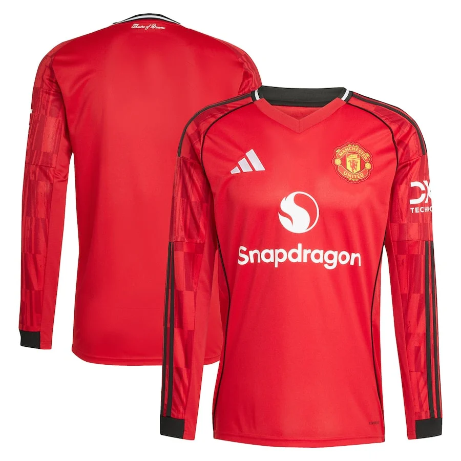 Maillot Manchester United Domicile Manches Longues Homme 2025 2026 - Image 2